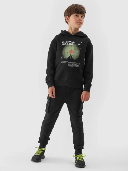 Bluza dziecięca z kapturem 4F 4FJAW23TSWSM632-20S 