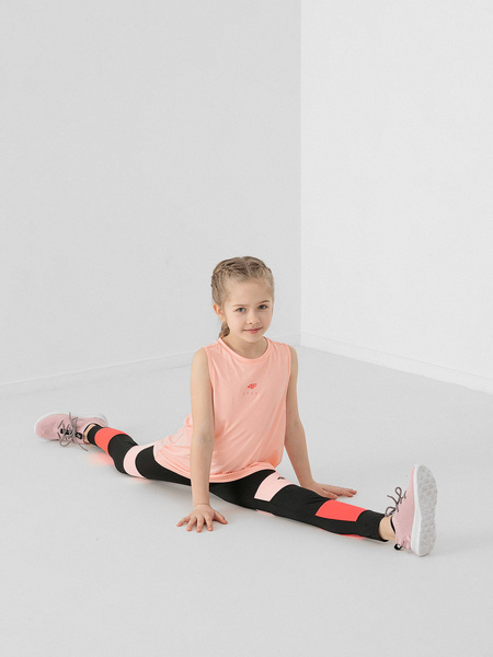 Koszulka dziecięca 4F JUNIOR HJL22-JTSDF002-64N