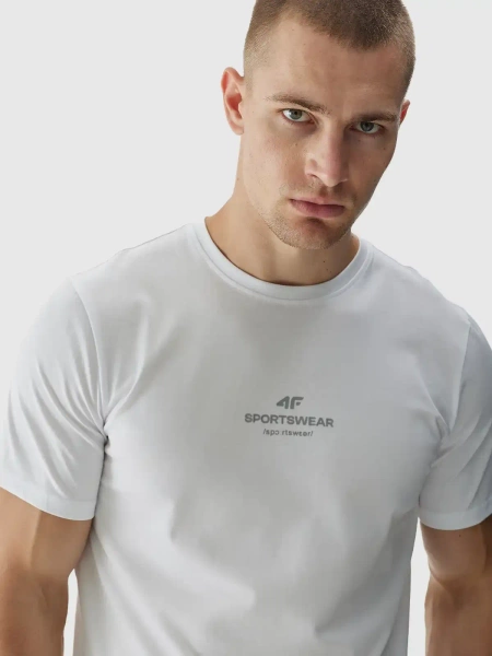 Koszulka męska 4F 4FWAW24TTSHM1585-10S