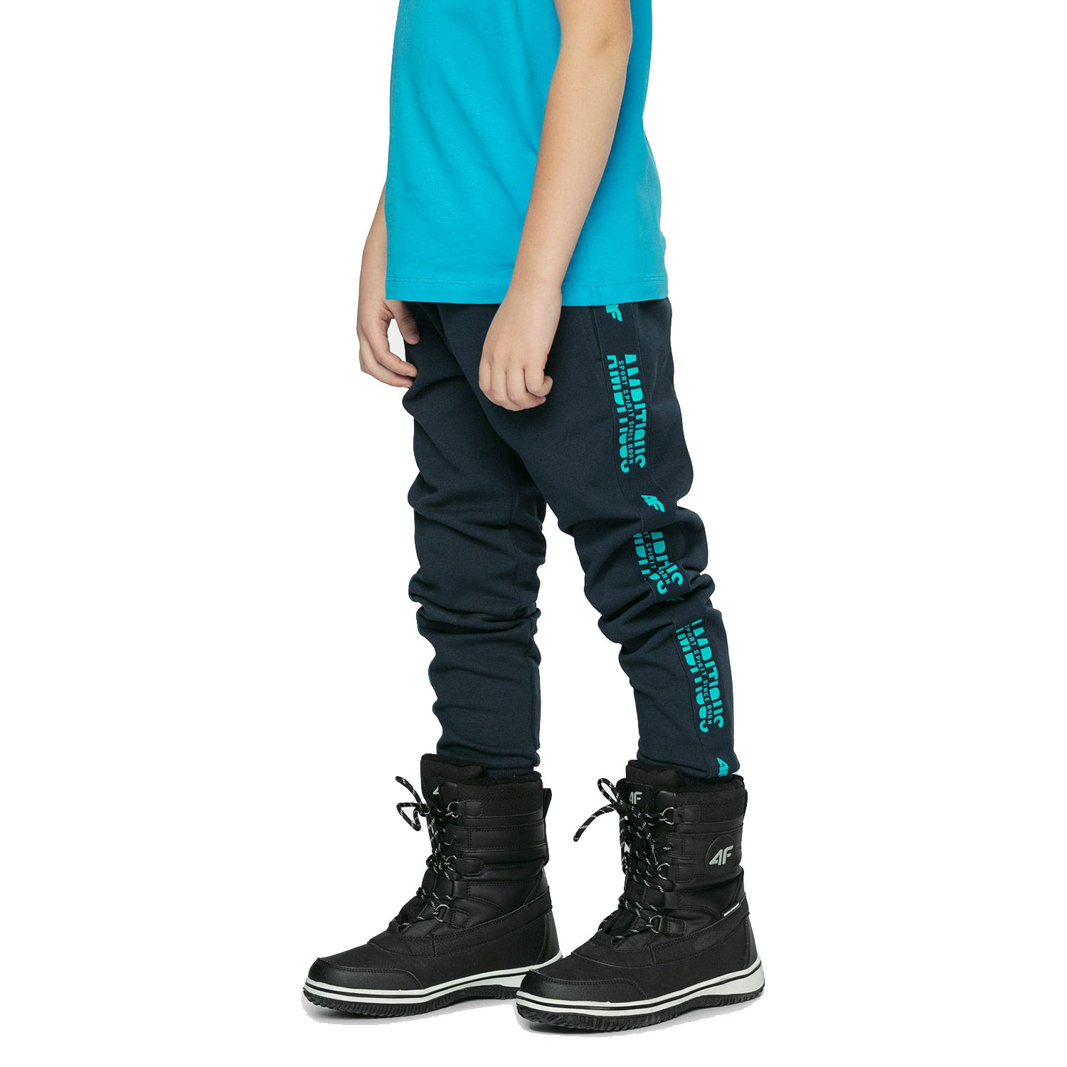 Spodnie dresowe dziecięce 4F HJZ21-JSPMD002B-31S