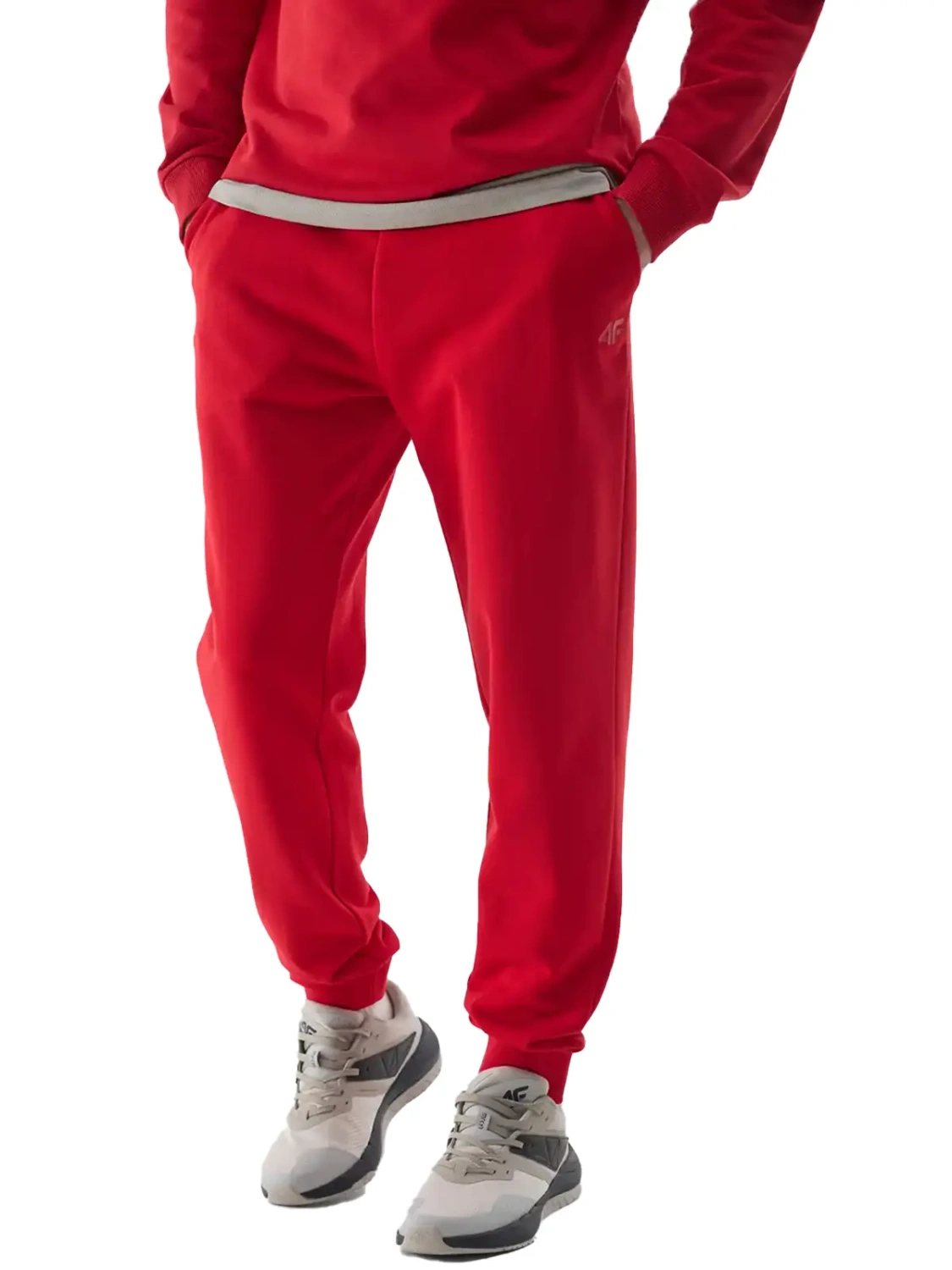 Spodnie dresowe męskie 4F 4FWSS24TTROM603-61S