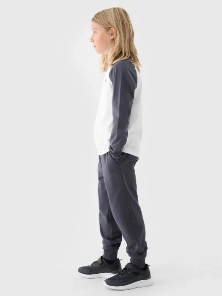 Spodnie dresowe dziecięce 4F 4FJWMM00TTROM0811-25S