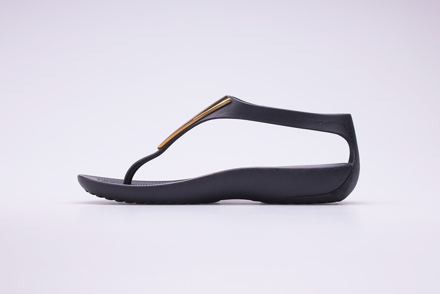 Sandały Crocs Serena Metallic Bar Flip 206420-751