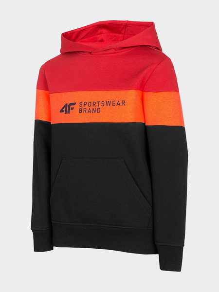 Bluza dziecięca z kapturem 4F JUNIOR HJL22-JBLM003-20S
