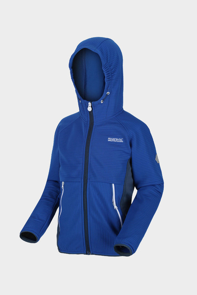 Bluza dziecięca z kapturem rozpinana polarowa REGATTA JENNING RKA297-UQ2