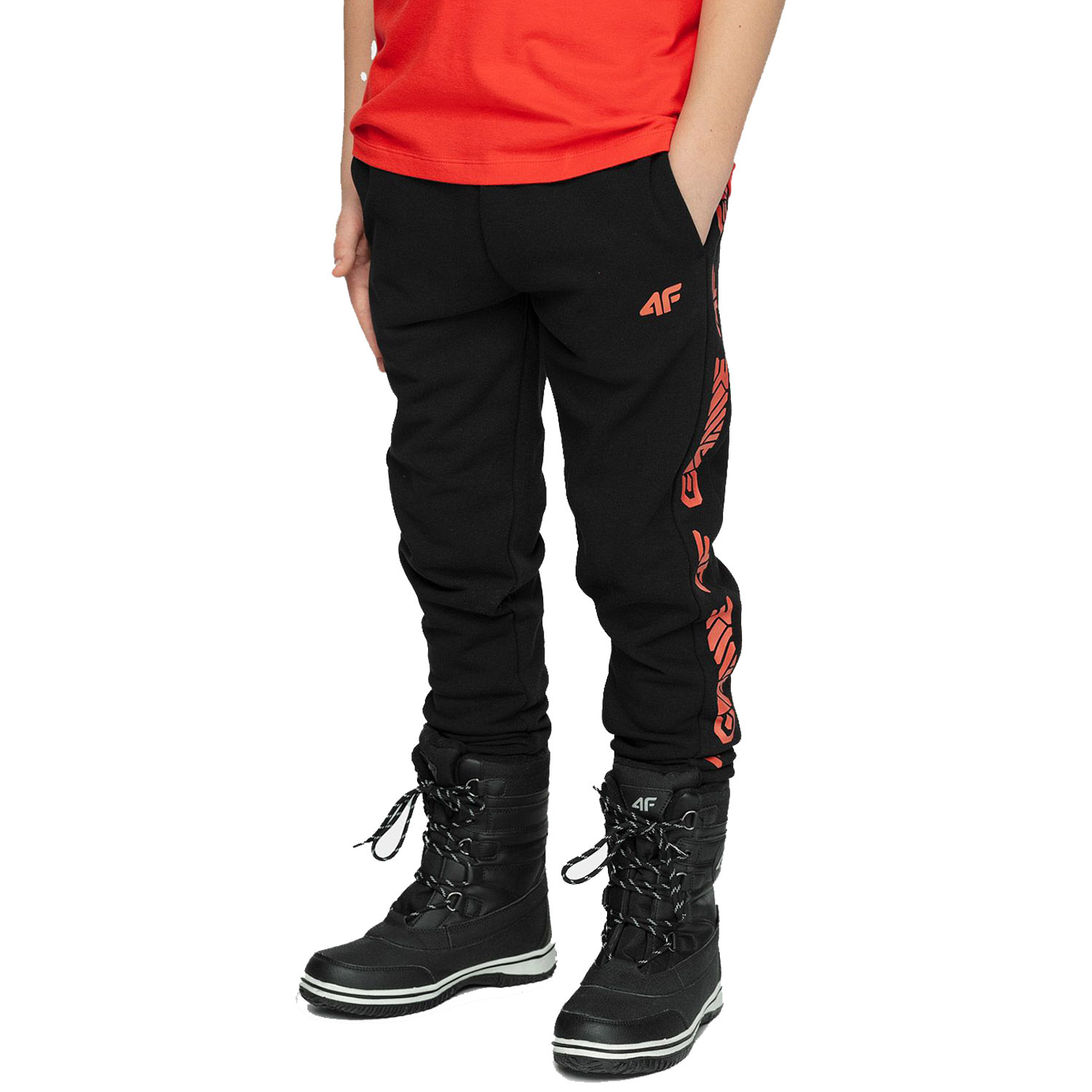 Spodnie dresowe dziecięce 4F HJZ21-JSPMD005-20S