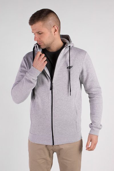 Bluza męska z kapturem rozpinana 4F X4Z18-BLM300-23M
