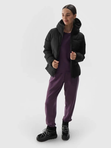 Kurtka damska zimowa puchowa 4F  4FWAW24TDJAF473-20S