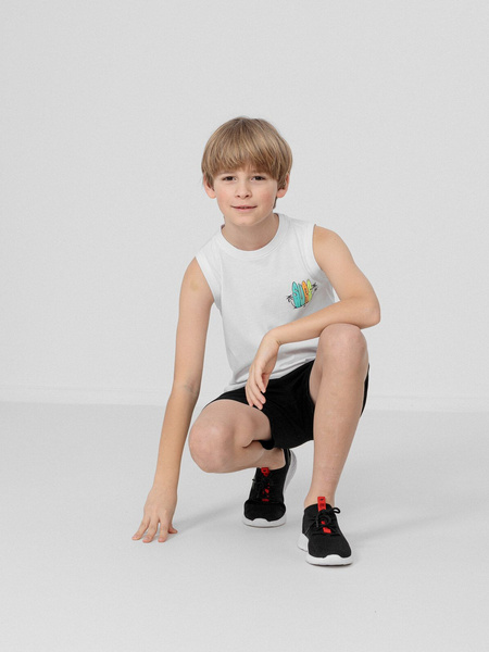 Koszulka dziecięca 4F JUNIOR HJL22-JTSM010-10S