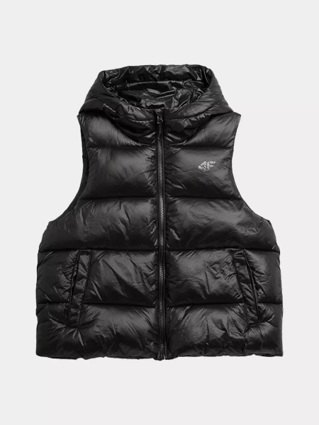 Kurtka damska puchowa bezrękawnik 4F 4FSS23TDJAF092-20S