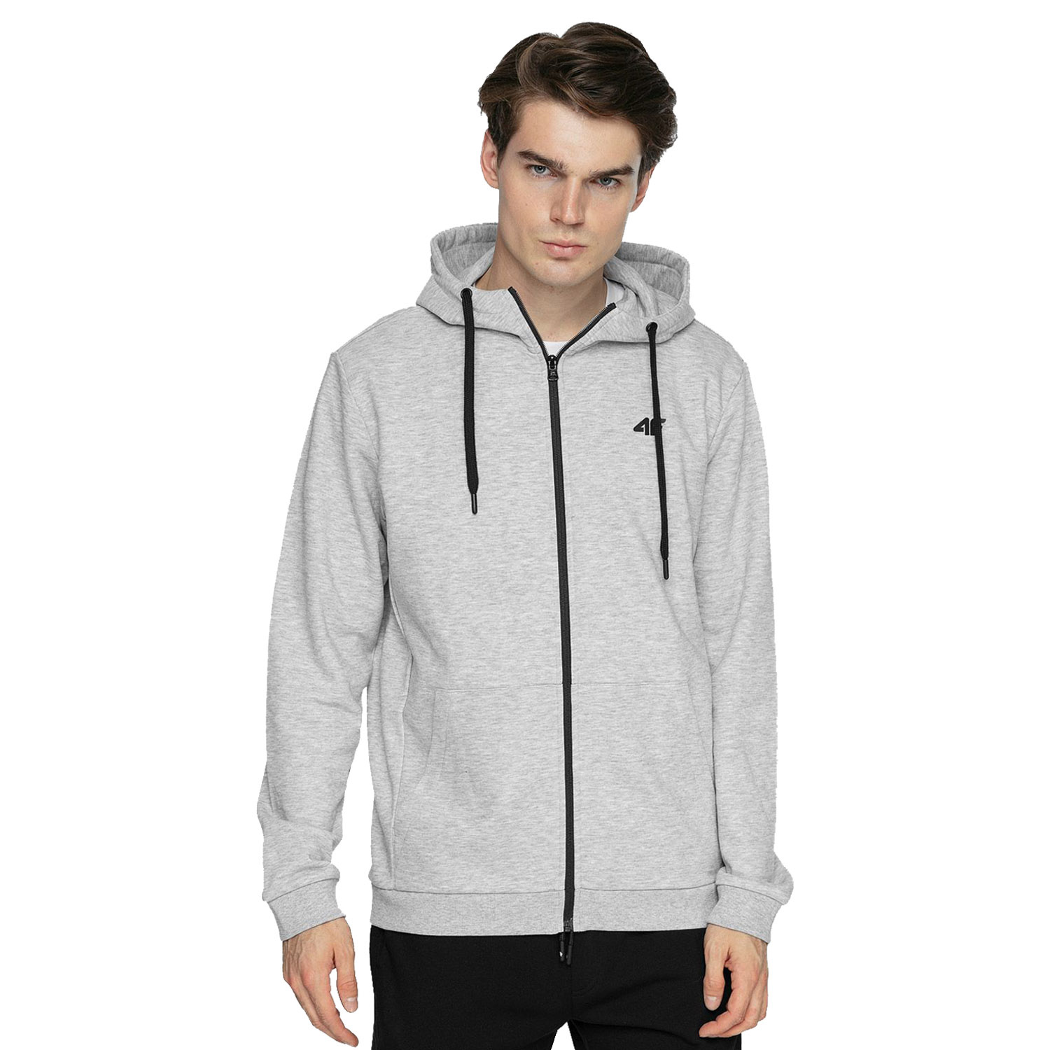 Bluza męska z kapturem rozpinana 4F NOSH4-BLM353-27M