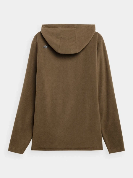 Bluza męska z kapturem rozpinana polarowa 4F 4FAW23TFLEM121-82S 