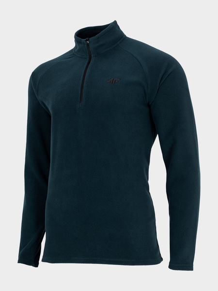 Bluza męska z kapturem rozpinana polarowa 4F H4Z21-BIMP030-31S