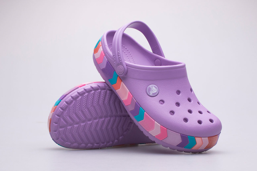 Chodaki CROCS CROCBAND CHEVRON KIDS 207007-5PR