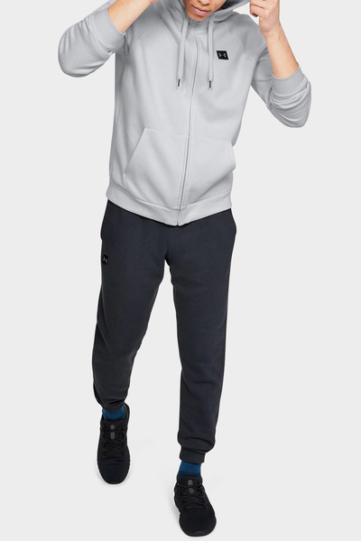 Bluza męska z kapturem rozpinana Under Armour RIVAL HOODIE 1320737-014
