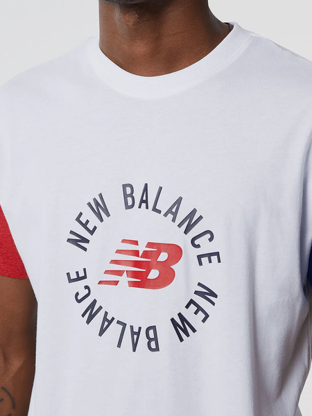 Koszulka męska New Balance MT21901-WT