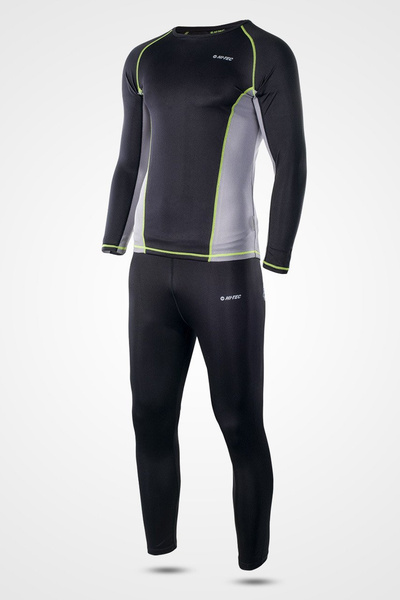 Bielizna męska termoaktywna HI-TEC KAMO SET szara