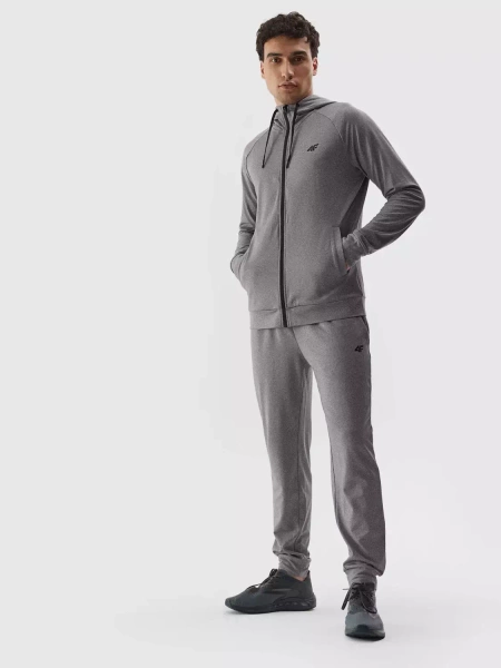 Bluza męska z kapturem rozpinana 4F 4FAW23TFSWM209-27M 