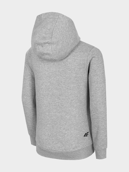 Bluza dziecięca z kapturem rozpinana 4F HJL21-JBLM001A-27M