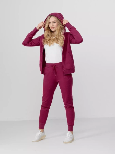 Bluza damska z kapturem rozpinana 4F 4FSS23TSWSF373-53S