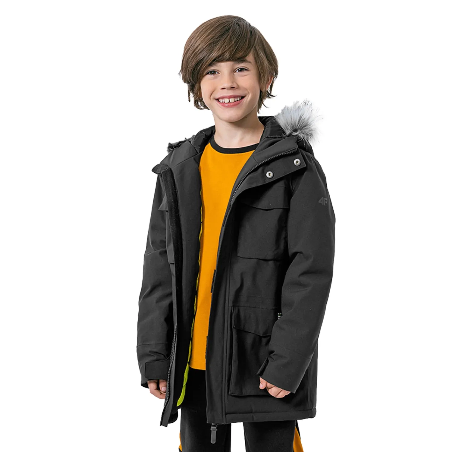 Kurtka dziecięca zimowa 4F HJZ22-JKUM001-20S