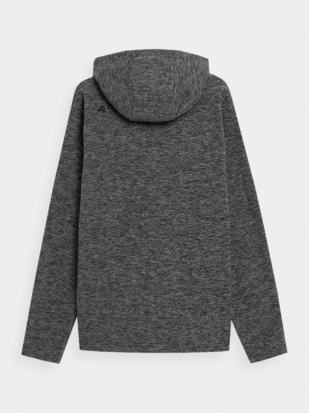 Bluza męska z kapturem rozpinana polarowa 4F NOSH4-PLM351-24M