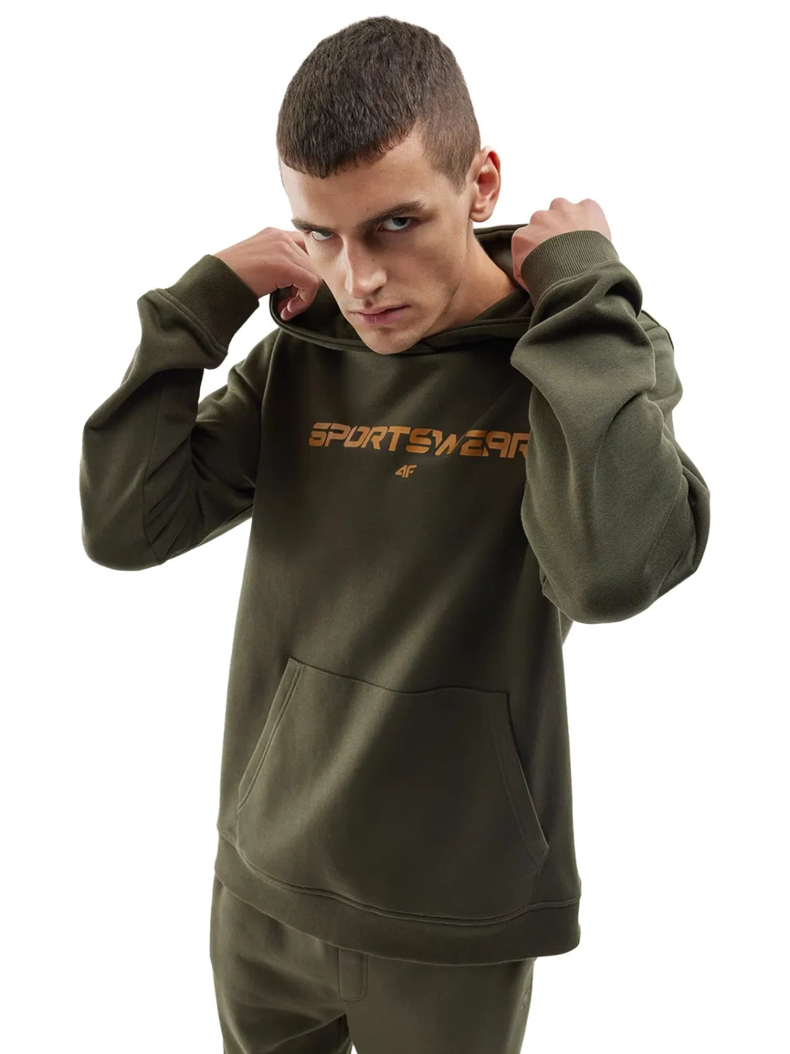 Bluza męska z kapturem 4F 4FAW23TSWSM0773-43S