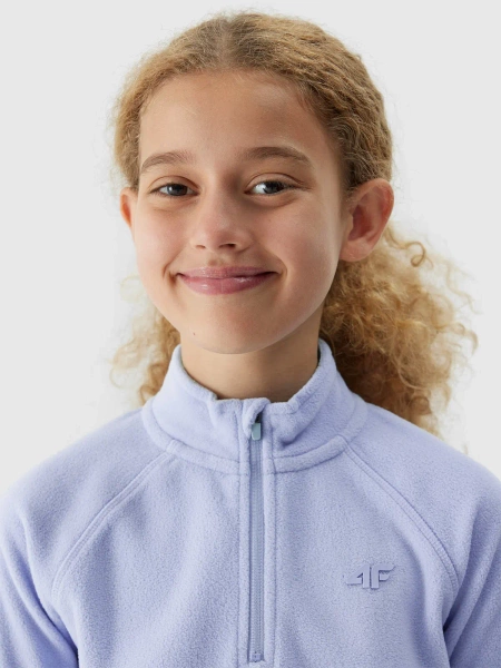 Bluza dziecięca polarowa 4F 4FJAW23UFLEF033-47S