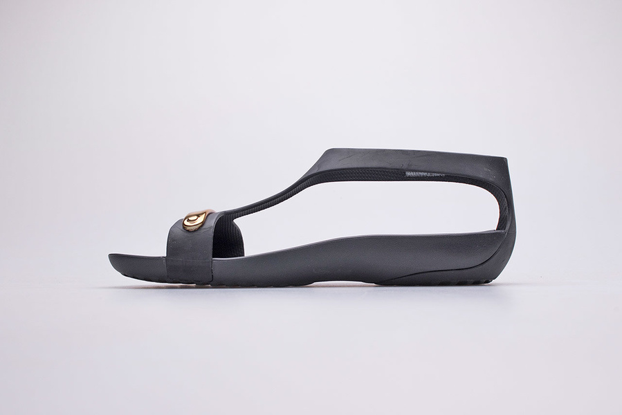 Sandały damskie Crocs Serena Metallic Bar 206421-751