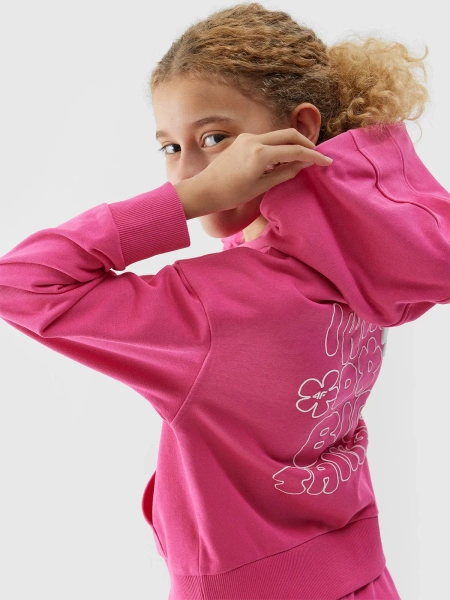 Bluza dziecięca z kapturem  4F 4FJAW23TSWSF645-55S 