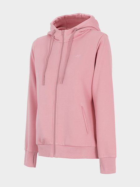 Bluza damska z kapturem rozpinana 4F H4L22-BLD353-56S