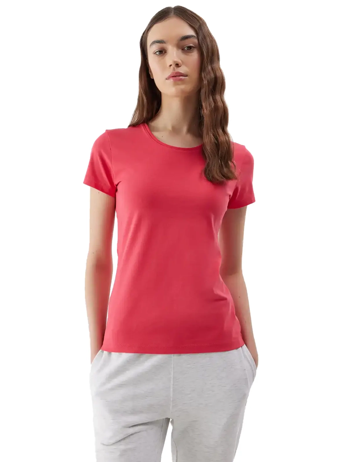 Koszulka damska 4F 4FWSS24TTSHF1161-62S