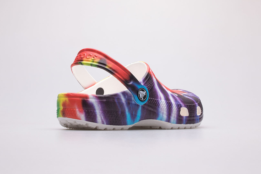 Chodaki Crocs TIE DYE GRAPHIC KIDS 206995-90H