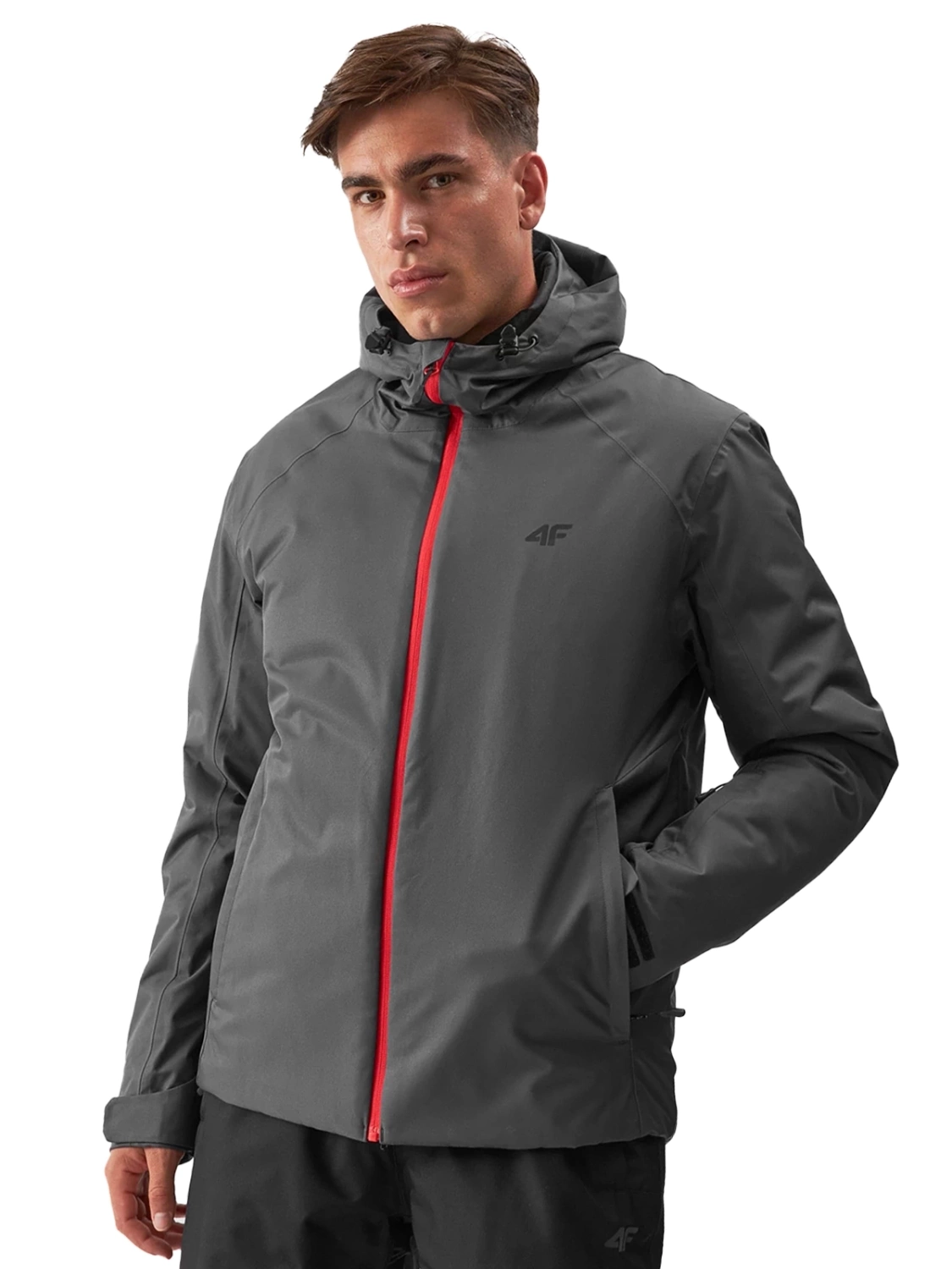 Kurtka męska zimowa narciarska 4F 4FAW23TTJAM305-22S