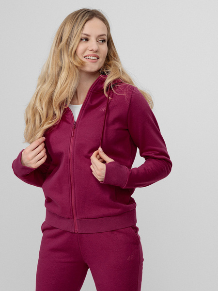 Bluza damska z kapturem rozpinana 4F H4L22-BLD353-53S