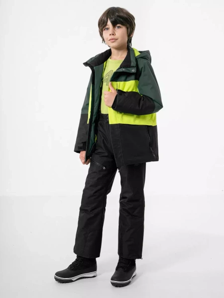 Kurtka dziecięca zimowa narciarska 4F HJZ22-JKUMN004-90S