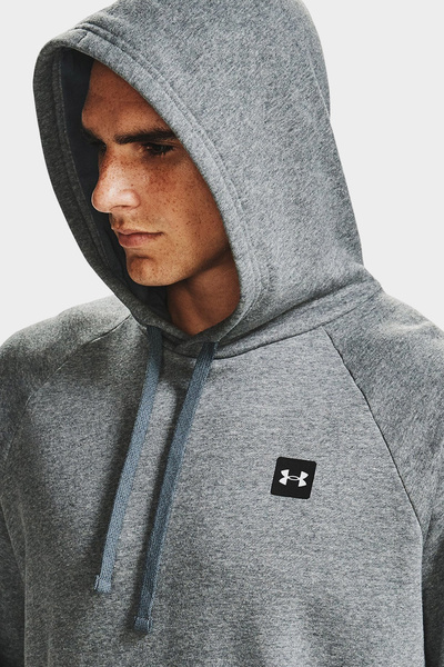 Bluza męska z kapturem Under Armour RIVAL HOODIE 1357092-012