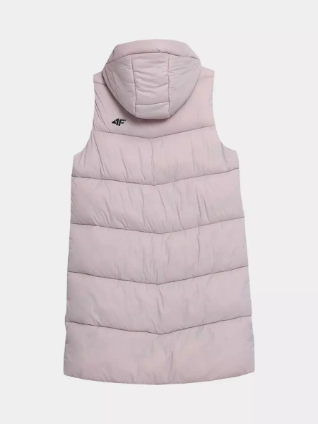 Kurtka damska puchowa bezrękawnik 4F 4FSS23TDJAF093-83S