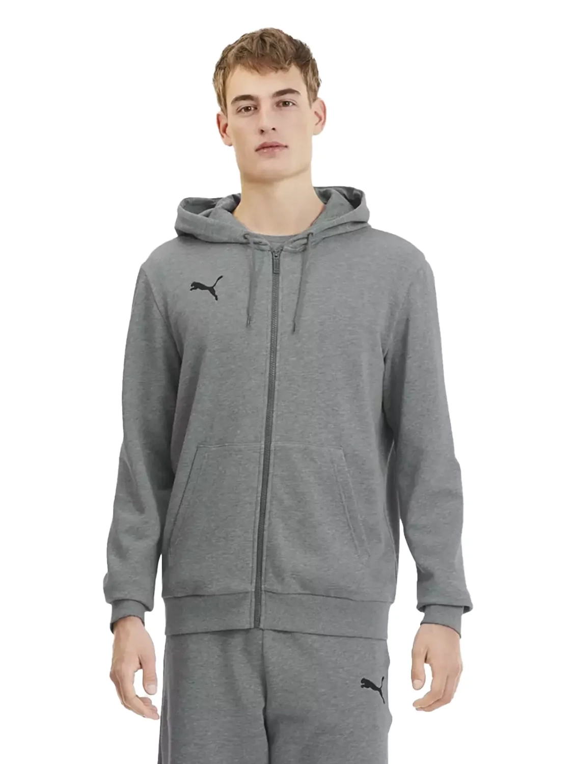 Bluza męska z kapturem rozpinana PUMA team GOAL23 656708-33