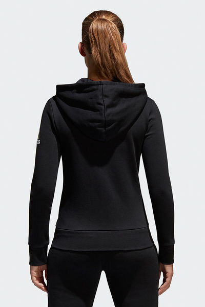 Bluza damska z kapturem rozpinana adidas ESS SOLID FZ HD S97085