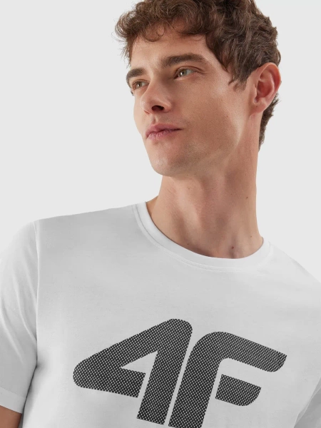 Koszulka męska 4F 4FWSS24TTSHM1155-10S 