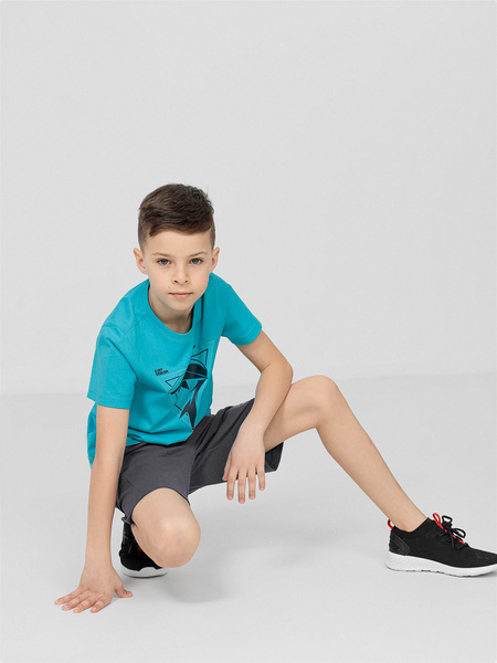 Koszulka dziecięca 4F JUNIOR HJL22-JTSM011-33S