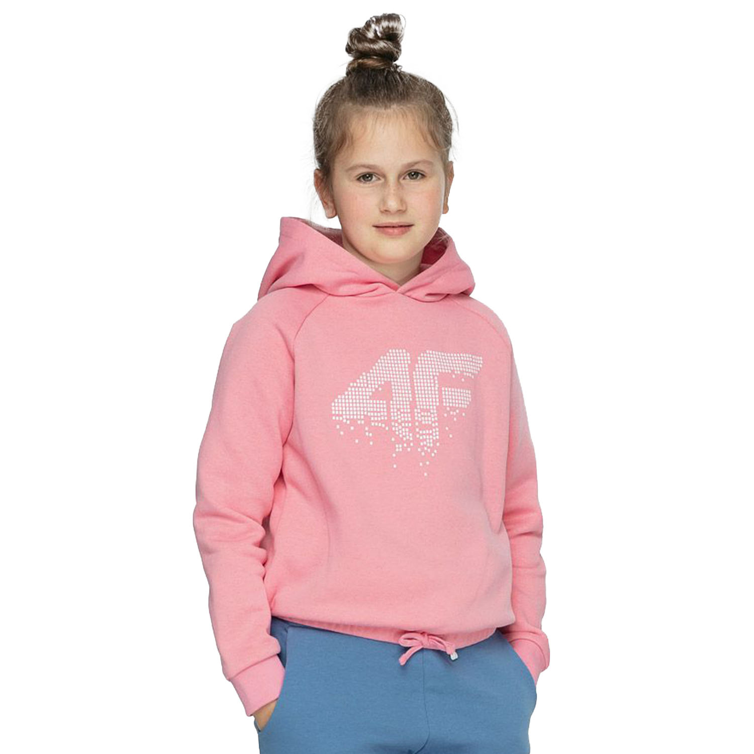 Bluza dziecięca z kapturem 4F HJZ21-JBLD004A-56S