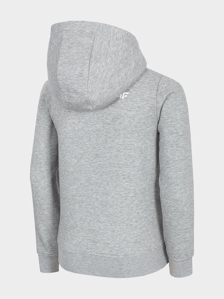 Bluza dziecięca z kapturem rozpinana 4F HJZ21-JBLD002A-27M