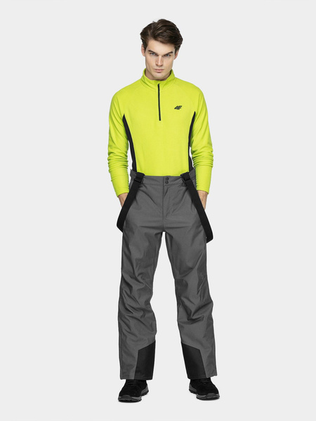 Bluza męska z kapturem rozpinana polarowa 4F H4Z21-BIMP034-45S