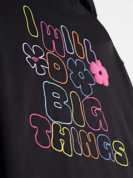 Bluza dziecięca z kapturem  4F 4FJAW23TSWSF645-20S 