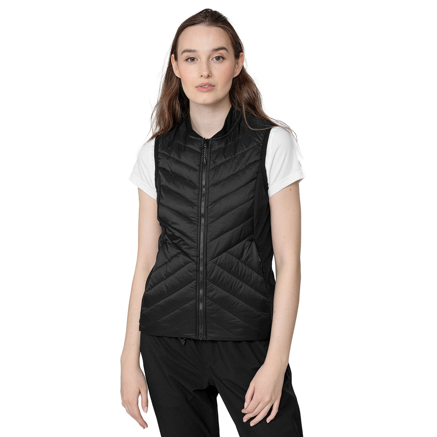 Kurtka damska puchowa bezrękawnik 4F H4L22-BZD060-20S