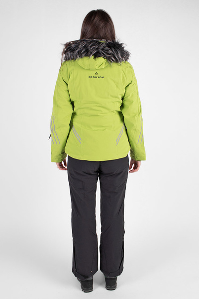 Kurtka damska BERGSON ICEBIRD STX LIME BRG00038