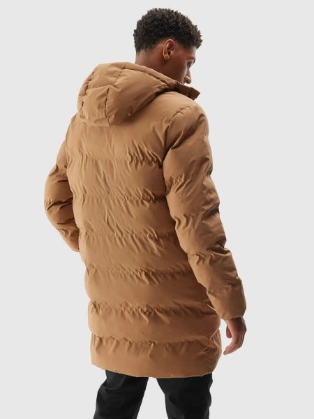 Kurtka męska zimowa puchowa długa 4F 4FAW23TDJAM246-82S 