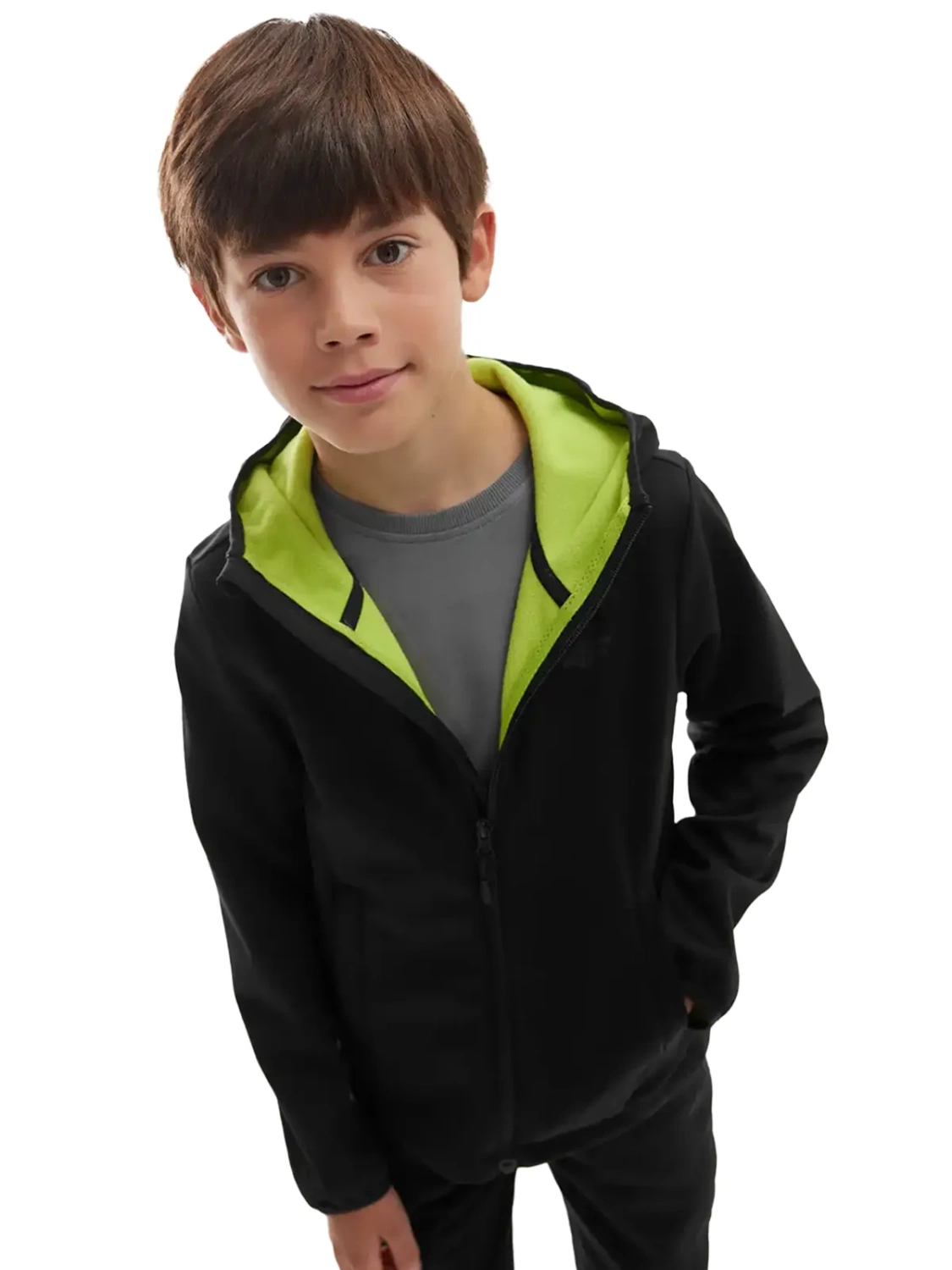 Kurtka dziecięca softshell 4F 4FJWAW24TSOFM269-45S